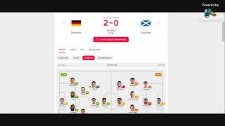 Germany vs Scotland | Watch Along | Live