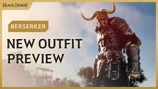 Berserker "Gigataurus" Outfit Preview | Black Desert #Shorts