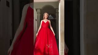 Angel Forever AF42208 Prom Dress in Red