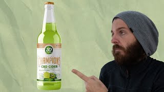 Champions CBD Kiwi & Lime Cider Review - 0.5% - Is Champions CBD Kiwi & Lime Cider vegan?