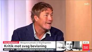 Palmemordet - Kritisk mot svag bevisning Morgonstudion - SVT 12 Juni 2020