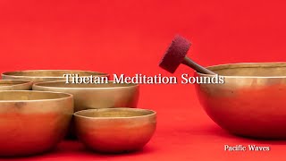 心が落ち着くチベットの鐘の音と美しい波の音. 瞑想の1時間. Tibetan Singing Bowl Sounds and The Beautiful Waves of Okinawa.