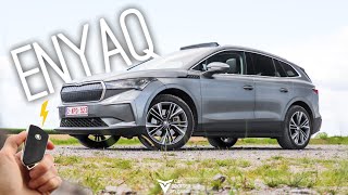 Skoda Enyaq REVIEW! | 204hp EV | Walkaround, interior - exterior & POV Drive!