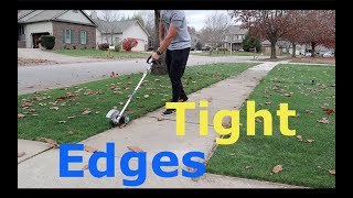 Cutting an OVERGROWN Edge on a New Lawn