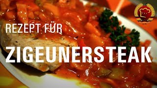 Mit diesem einfachen Rezept für leckere Zigeunersoße gelingt Zigeunersteak oder Zigeunerschnitzel