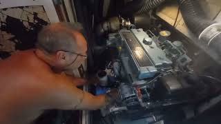 perkins oil & filter change