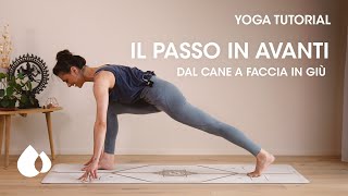 YOGA tutorial | Il passo in avanti dal cane a faccia in giù