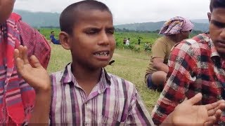 Blind Child Arif Singing Song at Barikka Tila, Sunamganj