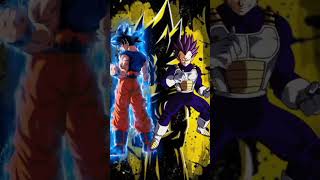 Goku vs vegeta b.of.g pt2 who is strong #shorts #dbz #manga #dbs #sdbh