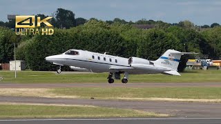 Learjet C-21A 35A from the United States Air Force USAF 84-0083 departure at RAF Fairford RIAT 2024