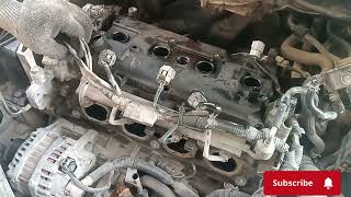 The most common cause of oil on spark plugs is a leaking valve cover gasket #mechanic #automobile