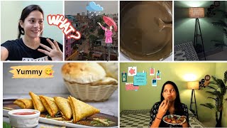 Hostel में पहली बार बनाया Mini Samosa 😋 | Samosa Recipe | A Day In My Busy Life | मिथिला ब्लॉग