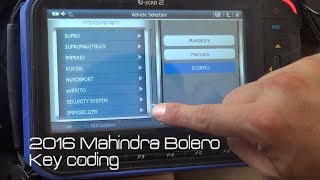 [G-scan] 2016 Mahindra Bolero Key Coding