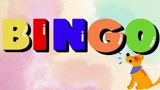 🎵 Bingo Song for Kids | Sing-Along with Lyrics and Clapping! 🐶 | Fun Educational Nursery Rhyme