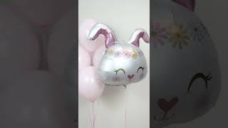 Sweet rabbit 🐇 balloons - Нежные шарики с кроликом для детей #balloonartist #ballondecor #balloon