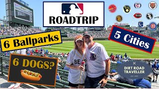 5 City, 6 Ballpark  MLB Road Trip with BONUS Ballpark Dog Review!!!