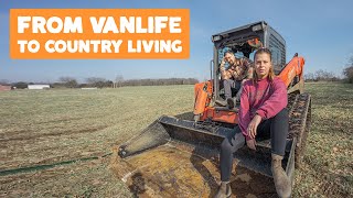 Major adjustments from Van life to living in the country.