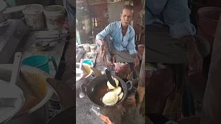 60 Year Old hardworking Uncle Selling Puri Sabji on street side #foodlover #shorts #youtubeshorts