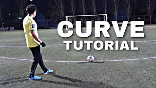 How To CURVE THE BALL Like MESSI | JuanFooty