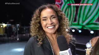 Palco Record - entrevista com Daniela Mercury, em Portugal, 05/12/2022.