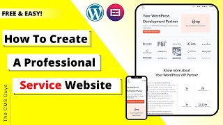 How to create Service Website using Elementor in Wordpress 2022 | Free | Elementor & Wordpress