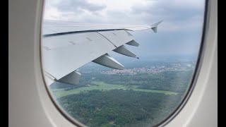 Cloudy Evening Takeoff from Milan Malpensa Airport