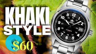 Budget Meets QUALITY - ADDIESDIVE AD2048 Automatic NH35 39mm Khaki Homage Review - $60