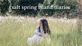 salt spring island vlog 🧂🏝️ our cute airbnb, solace organic spa, and farm stands