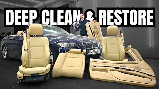 Here's How A BMW Interior Is Revived - Car Detailing