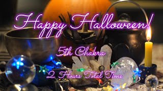 HAPPY HALLOWEEN! 5TH/THROAT CHAKRA MEDITATION~2 HOURS ~ FOR CREATIVITY & ARTISTRY! TEMPLESOUNDS.NET