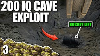 I USED THIS 200 IQ EXPLOIT TO RAID THIS LOADED CAVE BASE | Solo Rust