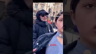 Pickpocketer caught red handed for stealing 300 euros from this lady.