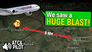 Several Pilots REPORT the HUGE EXPLOSION in Romania