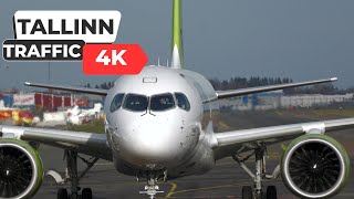 TLL Airport | Tallinn Airport | Tallinn Airport Plane Spotting |  Friday Afternoon Traffic | 4K