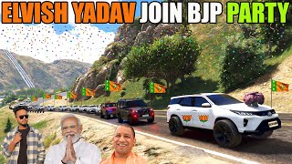 ELVISH YADAV JOIN BJP PARTY | GTA 5 😲