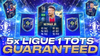 I OPENED 5X GUARANTEED LIGUE 1 TOTS PACKS AND GOT THIS! (FIFA 21)