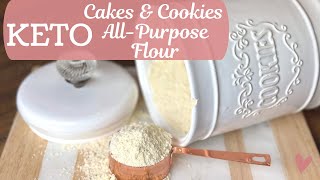 KETO All-Purpose Flour for Cakes, Cookies, Pastries & Savory Foods!