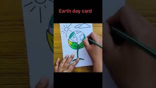 Earth day card/environment day card/save earth poster #shorts #viralshorts #environmentart #drawing