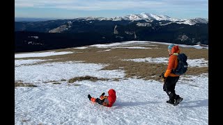 La varful Vânturis, Bucegi (Copilarie in natura)