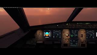 SUNSET PERFECT landing Pescara Fenix A320 v2