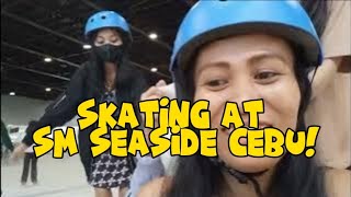 TOUR AROUND SA SM SEASIDE SKATING RINK  AND BONDING WITH MY KIDS - Part1