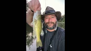 Landing my first Bass in the Kayak!