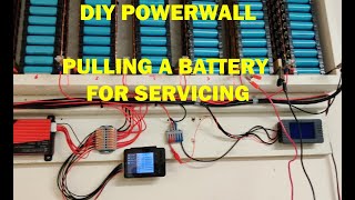 DIY POWERWALL: PULLING A BATTERY PACK FOR SERVICING