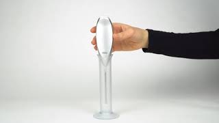 Battery-operated milk frother with base - Mousseur à lait à piles avec base