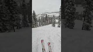 Hitting jumps #youtube #skiing #snow #utah #solitude