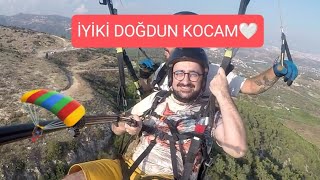 Eşime Doğum Günü Hediyem Dağdan uçtu :) Yamaç Paraşütü