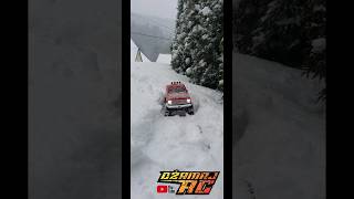 Traxxas Trx4-M Chevrolet K10 High Trail in Snow ❤️ #crawler #trx4m