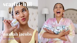 @nuzhahjacobs chats NEW Scarlet Hill Skincare