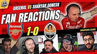 ARSENAL & RIVAL FANS REACTION TO ARSENAL 1-0 SHAKTAR | CHAMPIONS LEAGUE