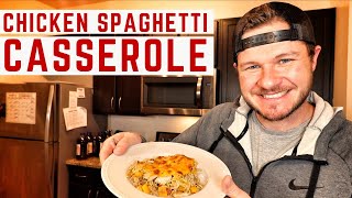 How to make chicken spaghetti casserole